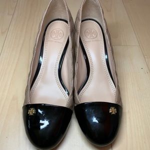 Tory Burch quilted wedges